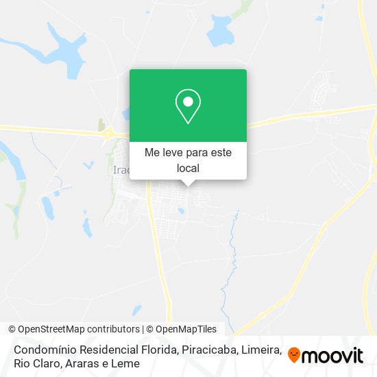 Condomínio Residencial Florida mapa