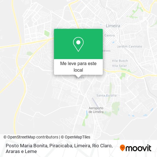 Posto Maria Bonita mapa