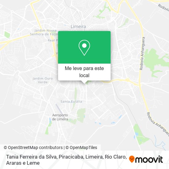 Tania Ferreira da Silva mapa