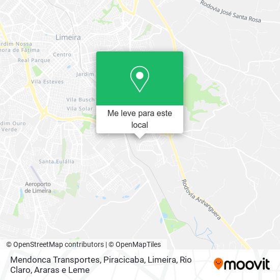 Mendonca Transportes mapa