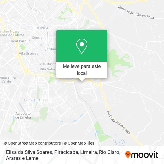 Elisa da Silva Soares mapa
