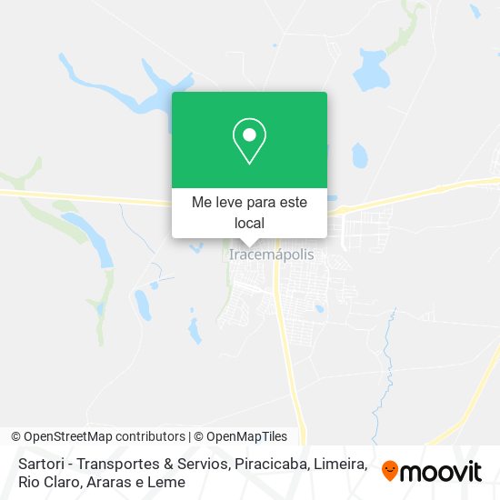 Sartori - Transportes & Servios mapa