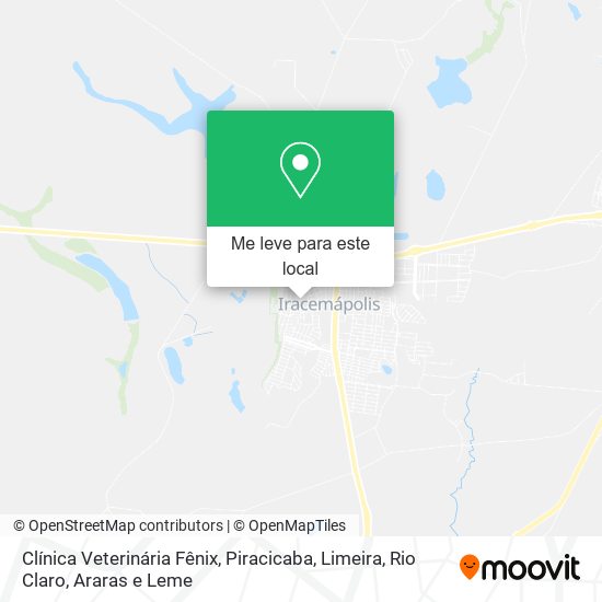 Clínica Veterinária Fênix mapa