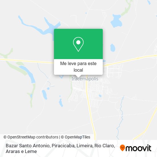 Bazar Santo Antonio mapa