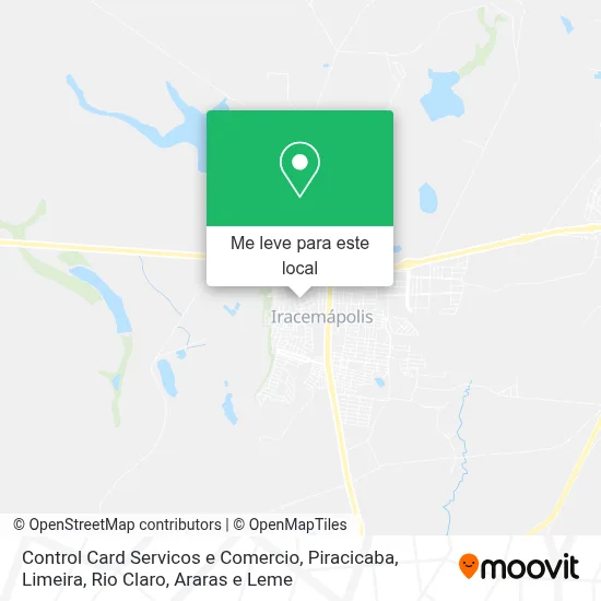 Control Card Servicos e Comercio mapa