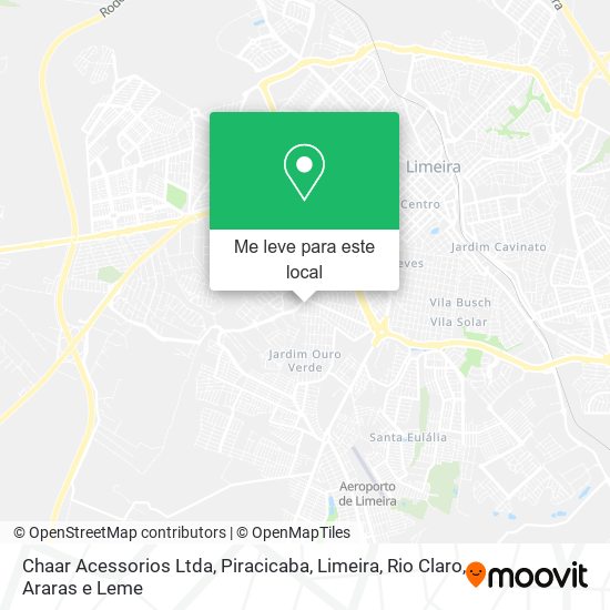 Chaar Acessorios Ltda mapa