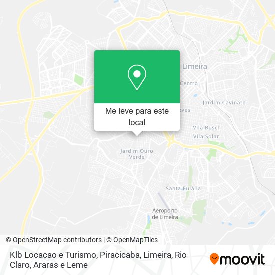 Klb Locacao e Turismo mapa