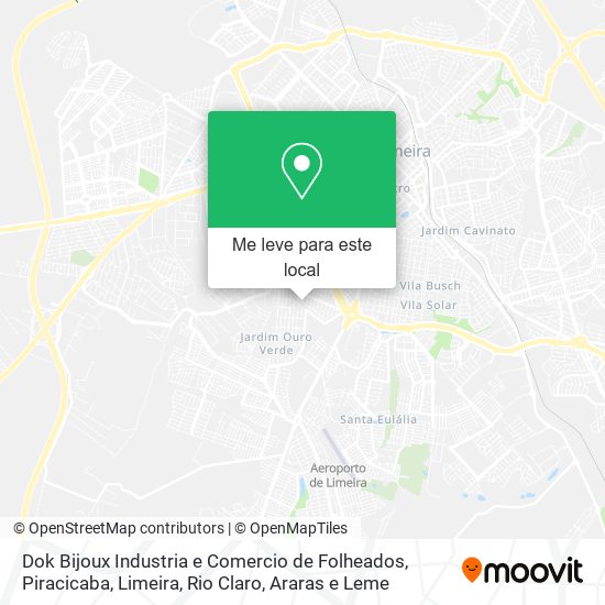 Dok Bijoux Industria e Comercio de Folheados mapa