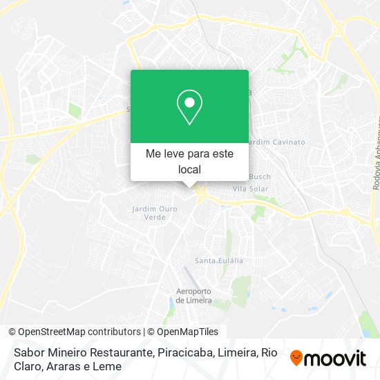 Sabor Mineiro Restaurante mapa