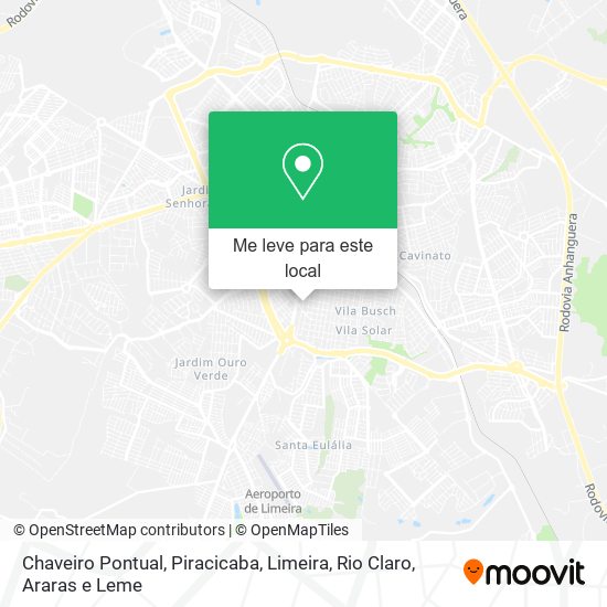 Chaveiro Pontual mapa