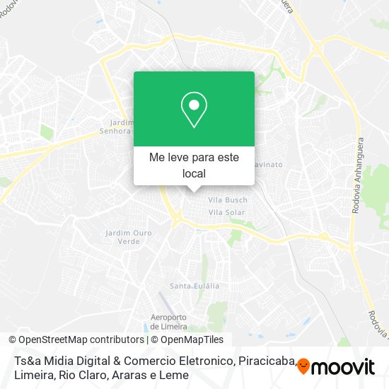Ts&a Midia Digital & Comercio Eletronico mapa