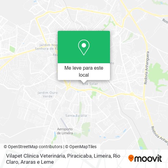 Vilapet Clínica Veterinária mapa