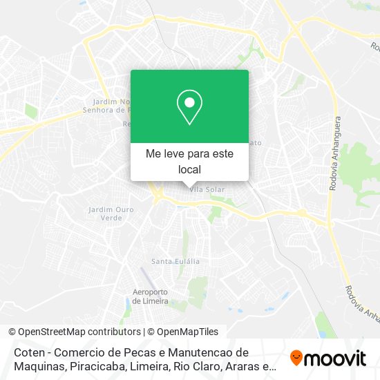 Coten - Comercio de Pecas e Manutencao de Maquinas mapa