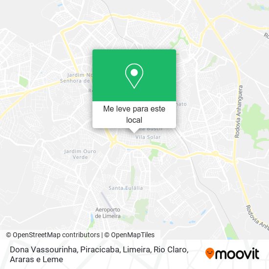 Dona Vassourinha mapa