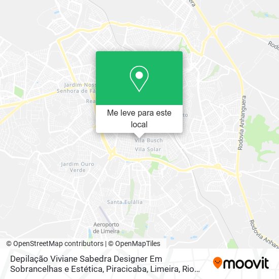 Depilação Viviane Sabedra Designer Em Sobrancelhas e Estética mapa