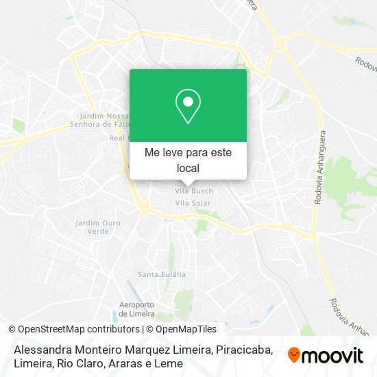 Alessandra Monteiro Marquez Limeira mapa