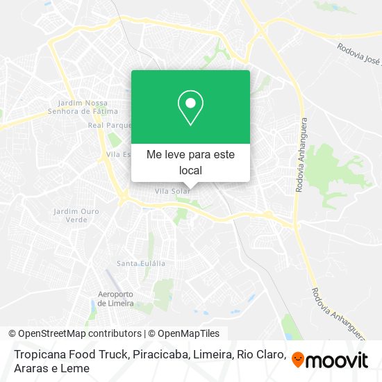 Tropicana Food Truck mapa