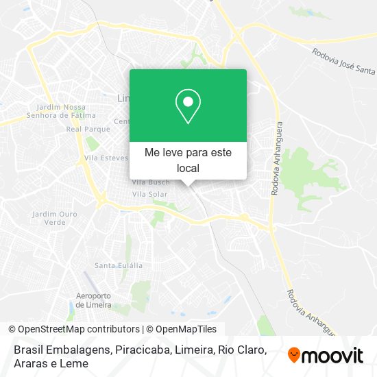 Brasil Embalagens mapa