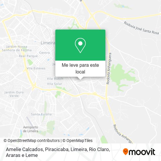 Amelie Calcados mapa