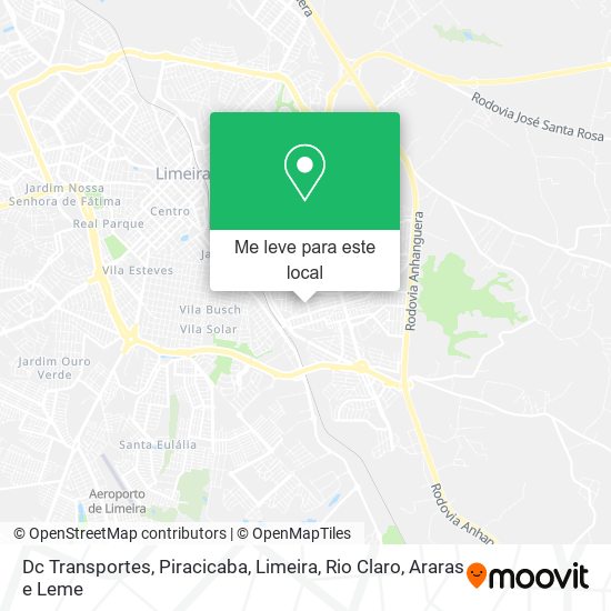 Dc Transportes mapa