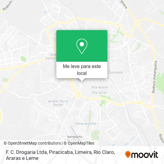 F. C. Drogaria Ltda mapa