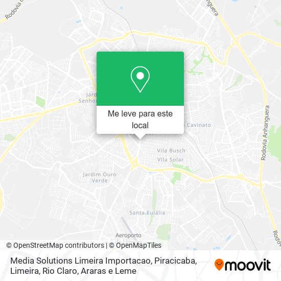 Media Solutions Limeira Importacao mapa