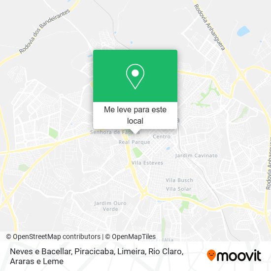 Neves e Bacellar mapa