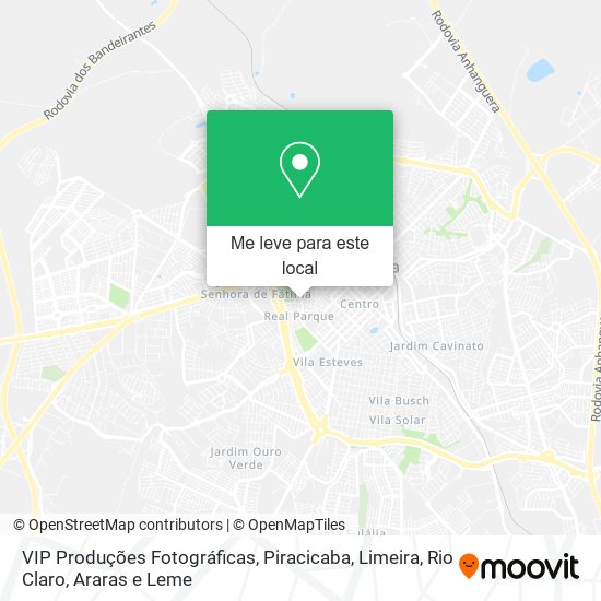 VIP Produções Fotográficas mapa