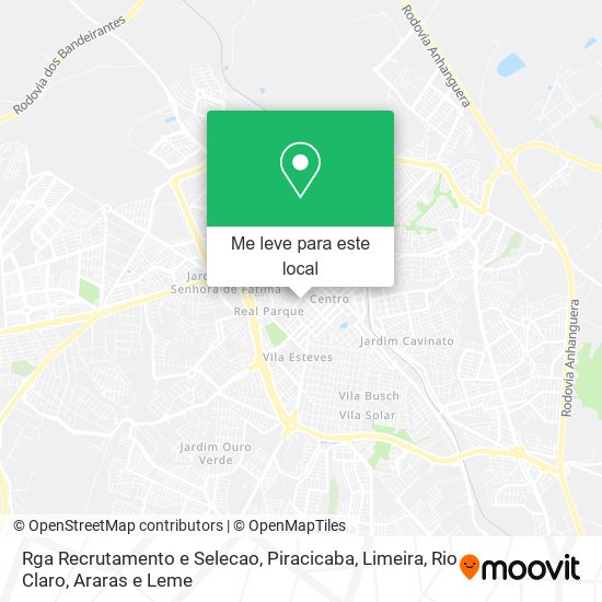 Rga Recrutamento e Selecao mapa