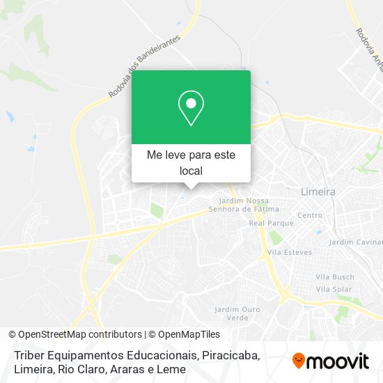 Triber Equipamentos Educacionais mapa