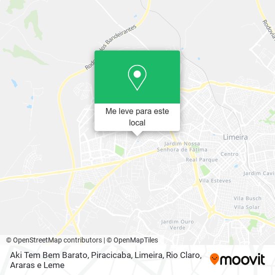 Aki Tem Bem Barato mapa