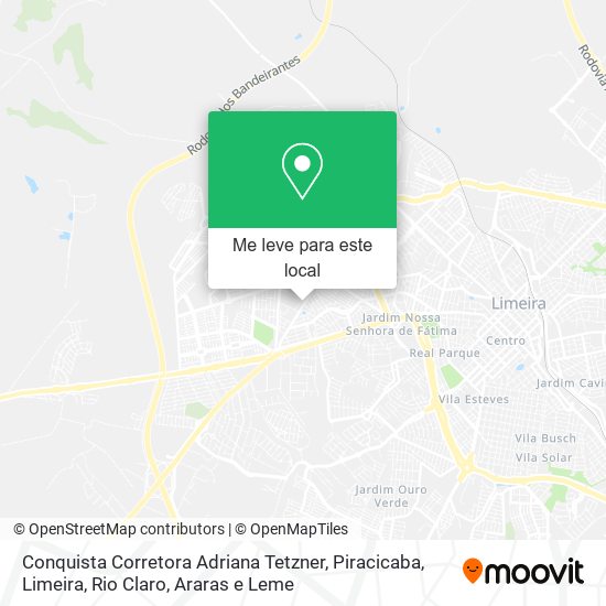 Conquista Corretora Adriana Tetzner mapa