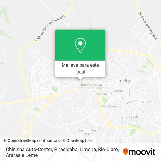 Chininha Auto-Center mapa