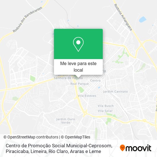 Centro de Promoção Social Municipal-Ceprosom mapa