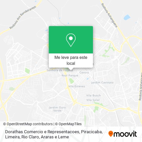 Dorathas Comercio e Representacoes mapa