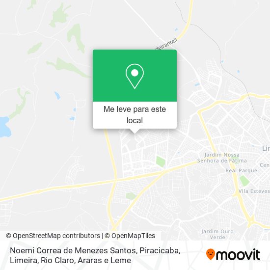 Noemi Correa de Menezes Santos mapa