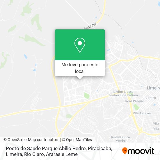 Posto de Saúde Parque Abilio Pedro mapa