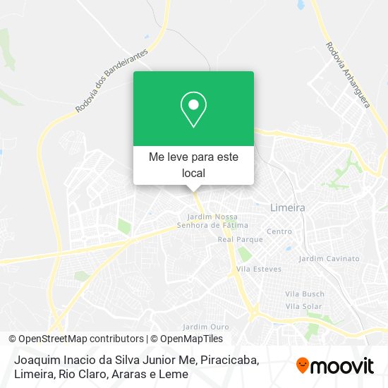 Joaquim Inacio da Silva Junior Me mapa