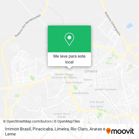 Irrimon Brasil mapa