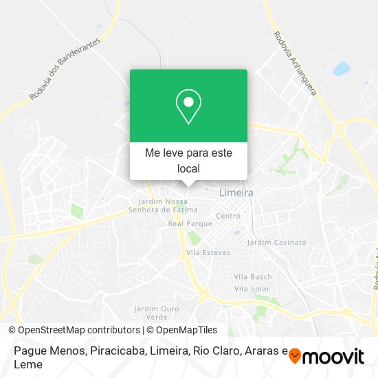 Pague Menos mapa