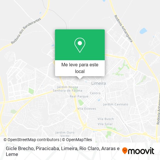 Gicle Brecho mapa
