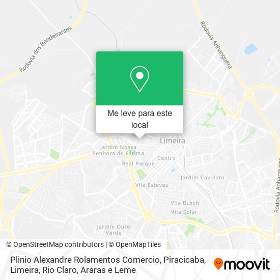 Plinio Alexandre Rolamentos Comercio mapa