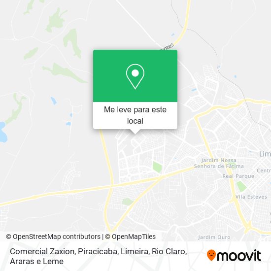Comercial Zaxion mapa