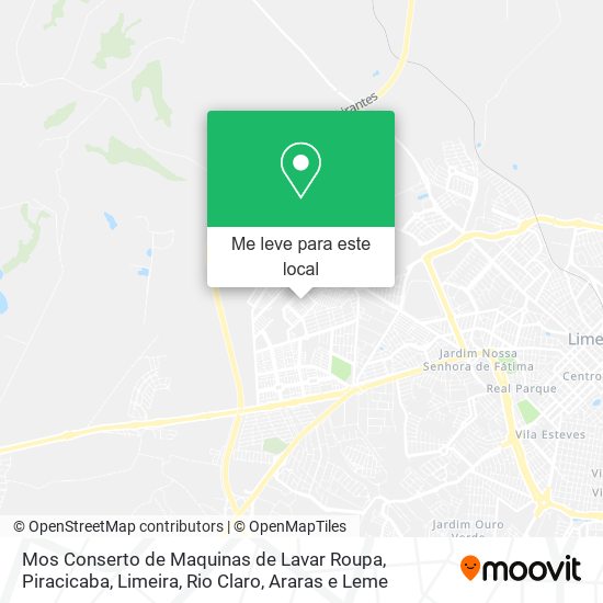 Mos Conserto de Maquinas de Lavar Roupa mapa