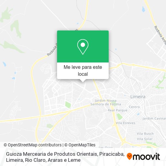 Guioza Mercearia de Produtos Orientais mapa
