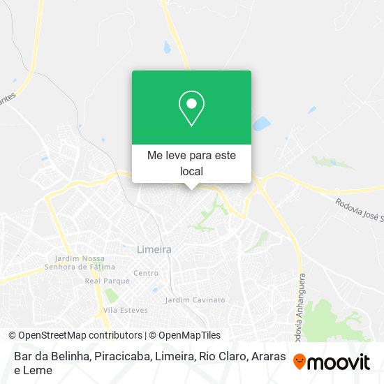 Bar da Belinha mapa