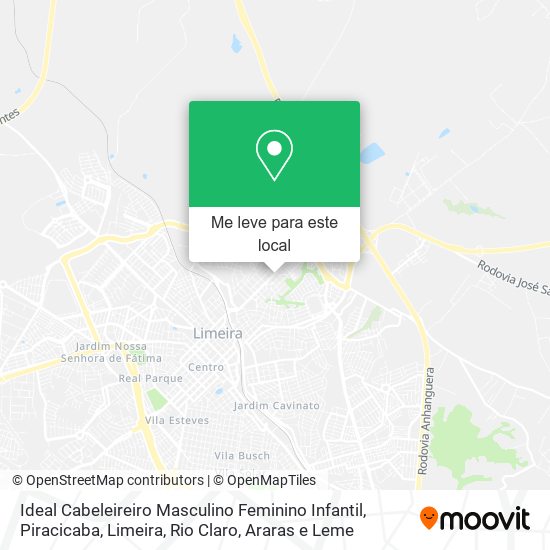 Ideal Cabeleireiro Masculino Feminino Infantil mapa