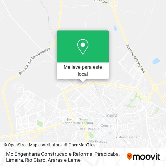 Mc Engenharia Construcao e Reforma mapa