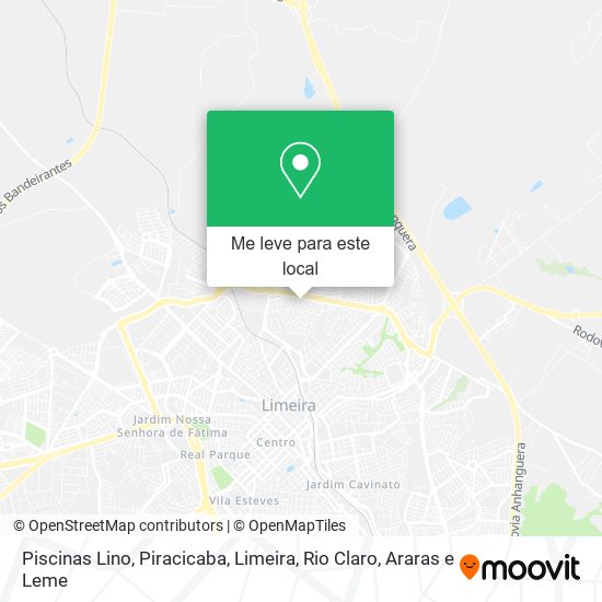 Piscinas Lino mapa