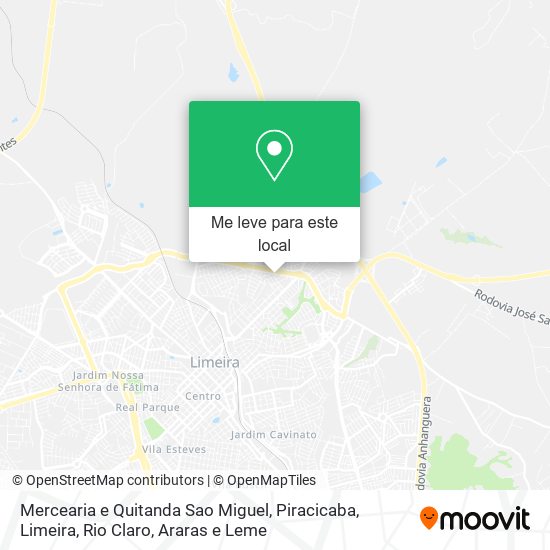 Mercearia e Quitanda Sao Miguel mapa